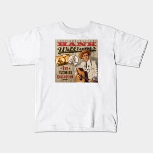 Hank Williams - The Ultimate Country Collection Kids T-Shirt